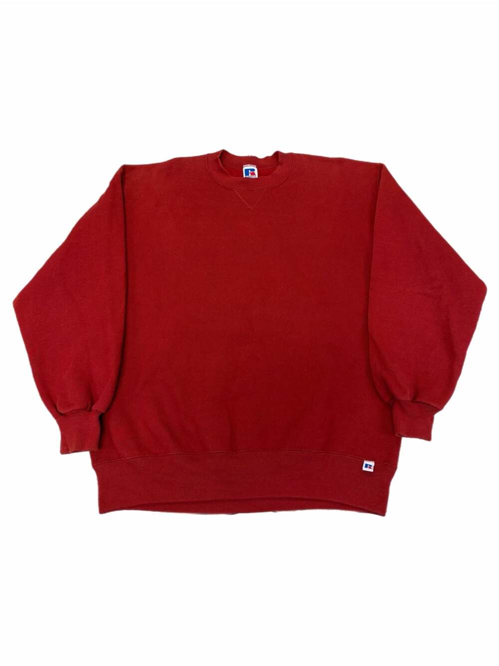 Vintage Russell Athletic Red Crewneck Sweatshirt Made In USA